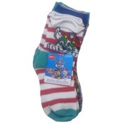 Wholesale - 5pk PAW PATROL COOL CHRISTMAS CREW SOCKS, UPC: 193159222642